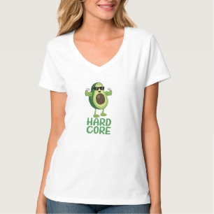 Muskel Hardcore Avocado Funny T-Shirt