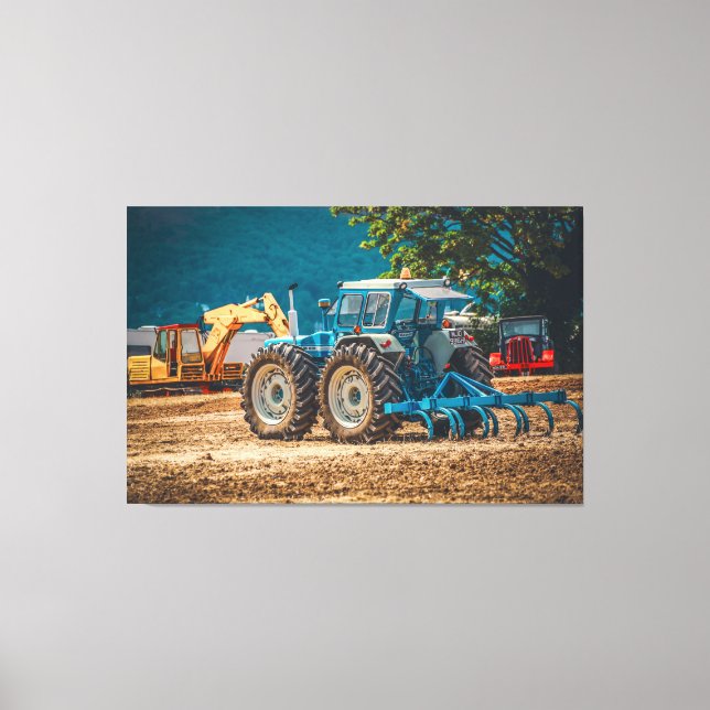 Muskel im Boden Leinwanddruck (Vorderseite)