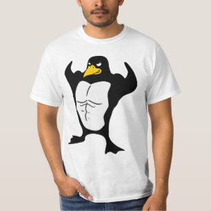 Muskel-Pinguin T-Shirt