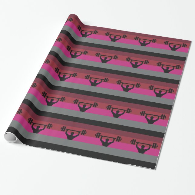 MUSKEL-STOLZ-FLAGGE GESCHENKPAPIER (Ungerollt)