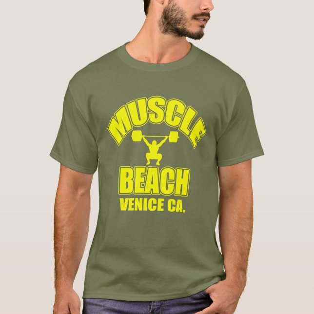 MUSKEL-STRAND TRÄGT GANG DURCH EKLEKTIX ZUR SCHAU T-Shirt (Vorderseite)