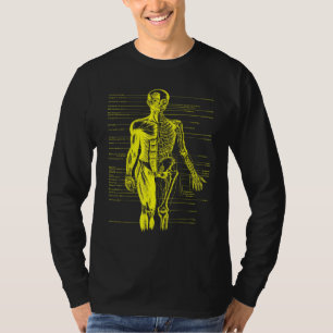 Muskelanatomie des menschlichen Körpers Ärztin Gel T-Shirt