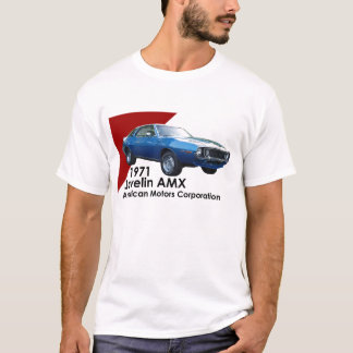 Muskelauto 1971 des Speers AMX durch AMC T-Shirt