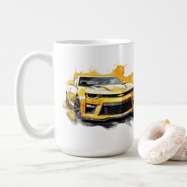 Muskelauto-Kaffeetasse Kaffeetasse (Mit Donut)