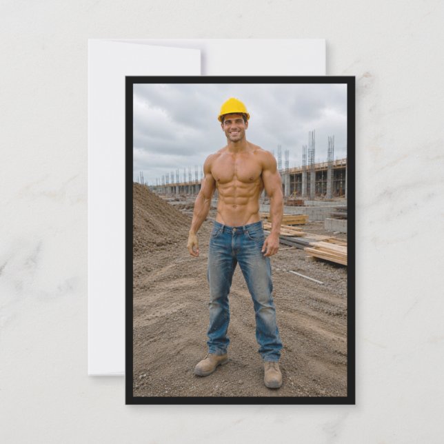 Muskelbauter Arbeiter Nr. 3, Kartenreihe (Vorderseite)