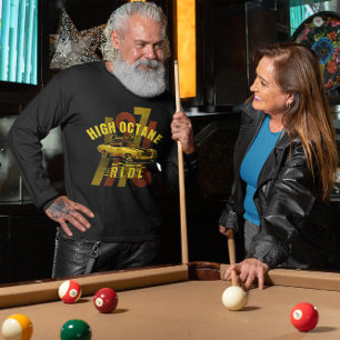 Muskelkater mit hoher Oktananzahl Westküste Langsc T-Shirt