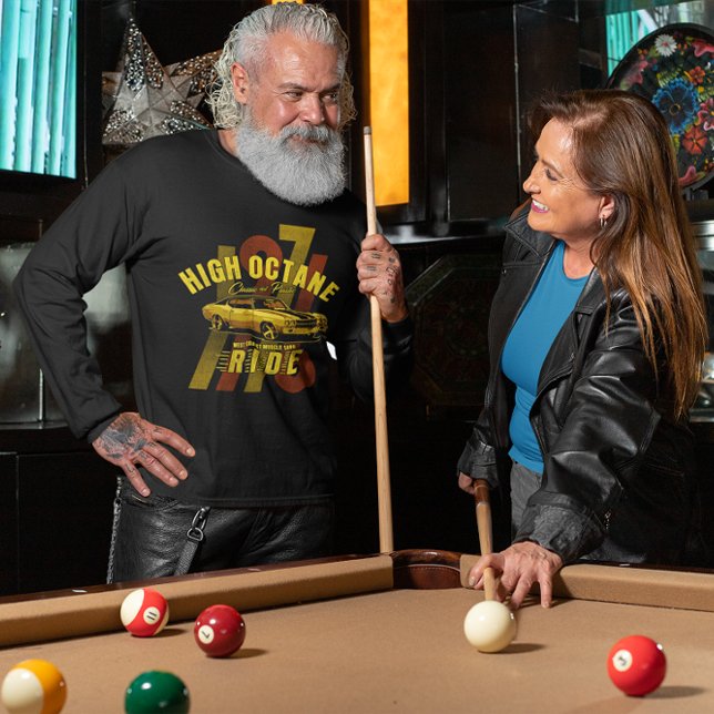 Muskelkater mit hoher Oktananzahl Westküste Langsc T-Shirt (Von Creator hochgeladen)