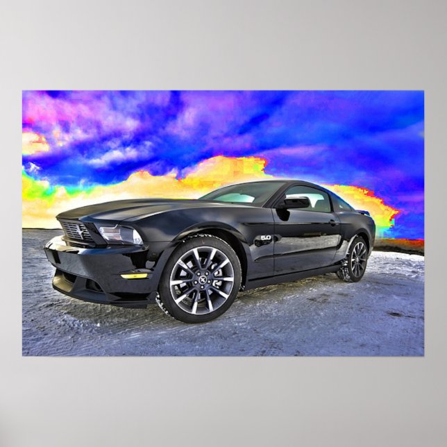 Muskelkater Mustang Poster (Vorne)