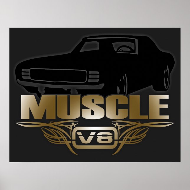 Muskelkater V8 Poster (Vorne)