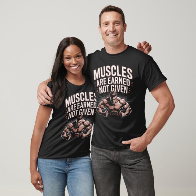 Muskeln, die nicht mit Fitness behandelt werden T-Shirt (Unisex)