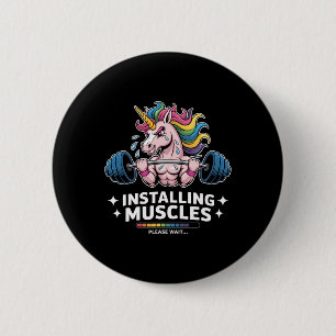 Muskeln, die Unicorn-Gewichtsheben Button