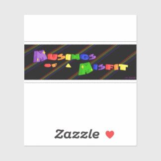 Muskeln eines fehlgeleiteten Banners Aufkleber