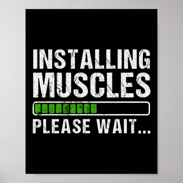 Muskeln installieren poster (Vorne)