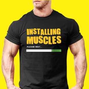 Muskeln installieren T-Shirt