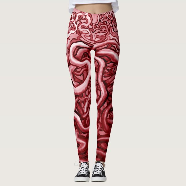 Muskeln Leggings (Vorderseite)