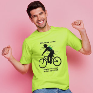 Muskeln nicht Batterien Mountain Bike T - Shirt