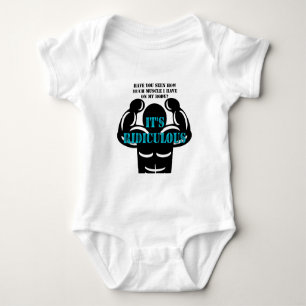 Muskeln, so stark es ist lächerlich lustig baby strampler