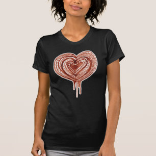 Muskelpumpe (Herz) Zeichnung T-Shirt