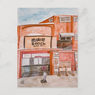 Muskelstrand Postkarte