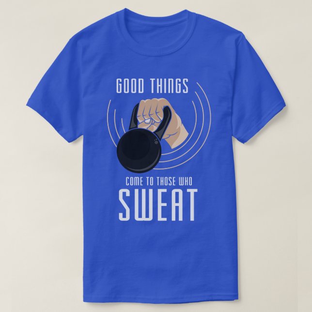 Muskeltraining durch Muskeltraining T-Shirt (Design vorne)