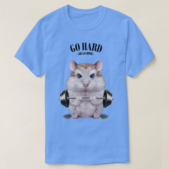 Muskeltrainingsübungen Gewichtsanstiege T-Shirt (Design vorne)