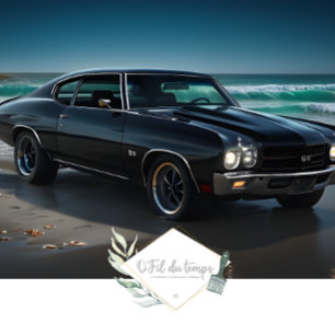 Muskelwagen - Chevelle - Strandpromenade Seidenpapier