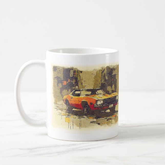 Muskelwagen Kaffeetasse (Links)