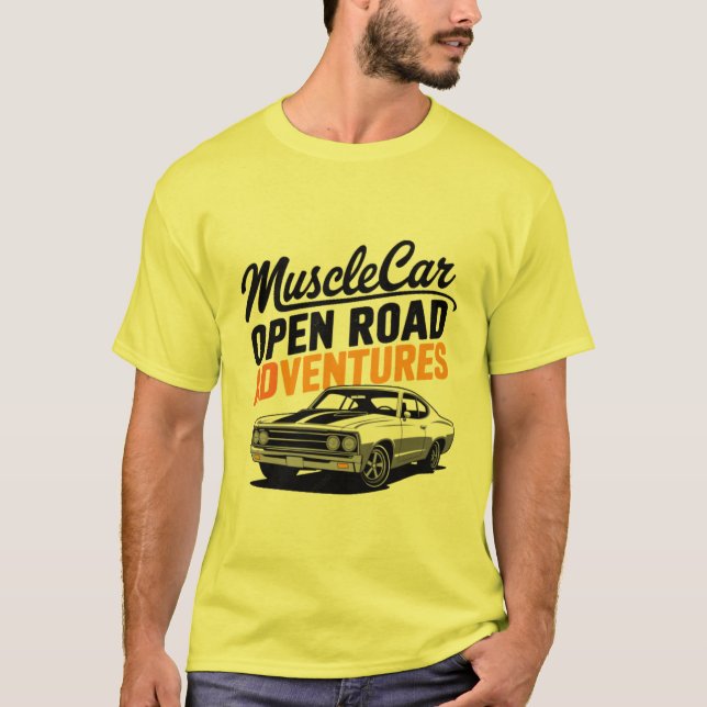 Muskelwagen T-Shirt (Vorderseite)