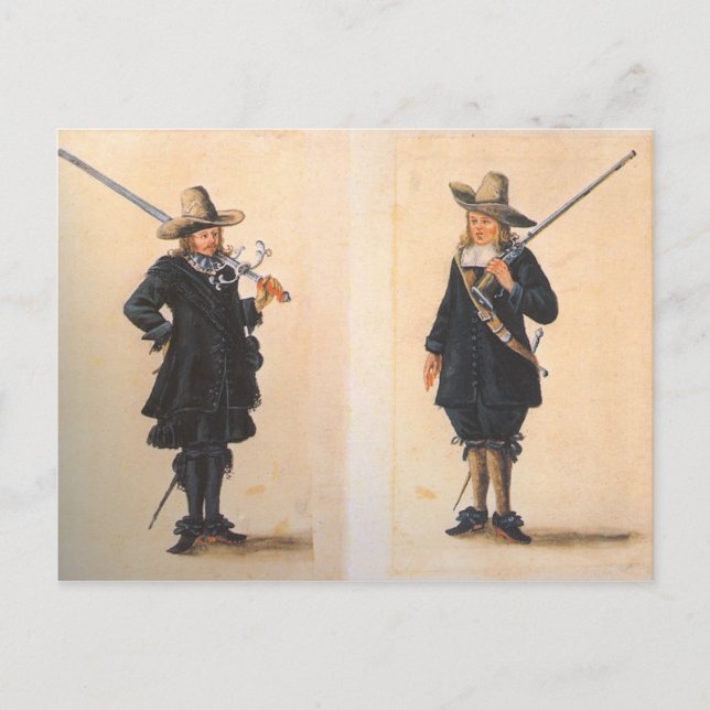 Musketeers Postkarte (Vorderseite)
