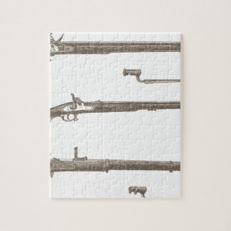 Musketen-alte Gewehr-Vintage antike Gewehre Puzzle