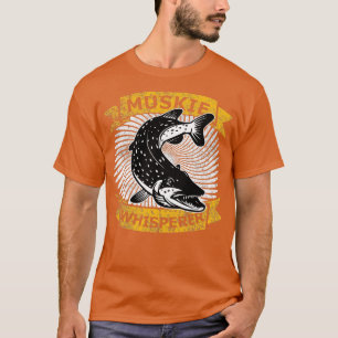 Muskie Fischen Geschenke für Männer Funny Fish Ang T-Shirt