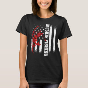 Muskie Fischen Muskellunge Fischer T-Shirt