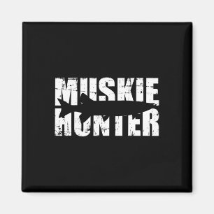 Muskie Hunter Fischen Magnet