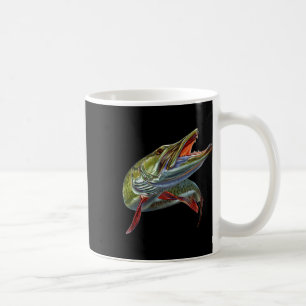 Muskie-Jäger Musky-Angler Köder Fly-Fischen Nov Kaffeetasse