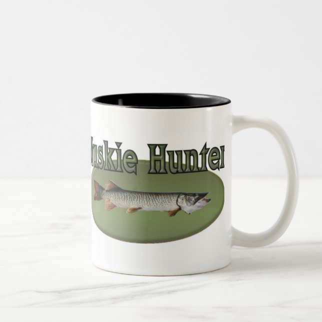 Muskie Jäger Zweifarbige Tasse (Rechts)