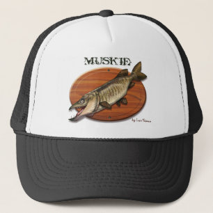 Muskie-Plakette Truckerkappe