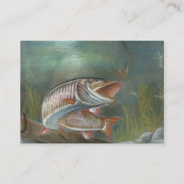 MUSKIE Visitenkarte-Schablone Visitenkarte