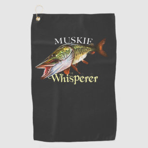 Muskie Whisperer Fisch Handtuch