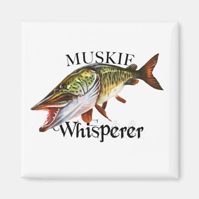 Muskie Whisperer Magnet (Vorne)