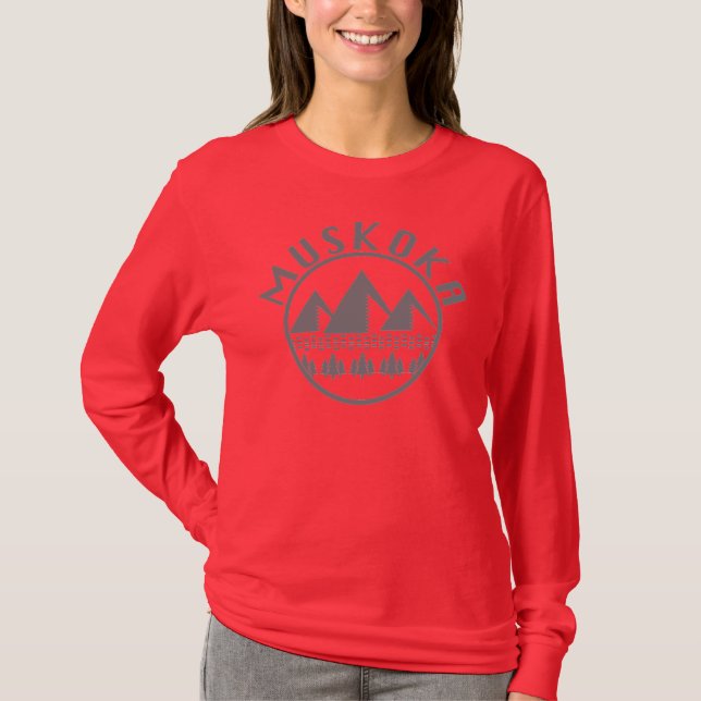 Muskoka Design - Basic Long Sleeve T - Shirt (Vorderseite)