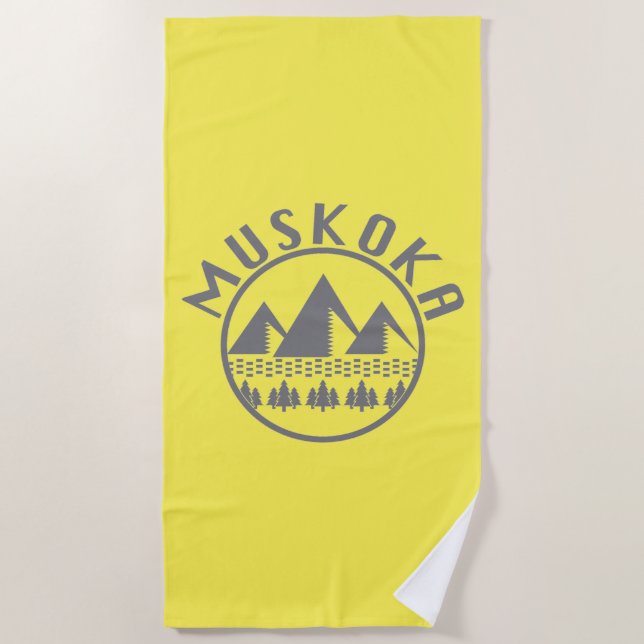 Muskoka Design - Strandtuch (Vorderseite)