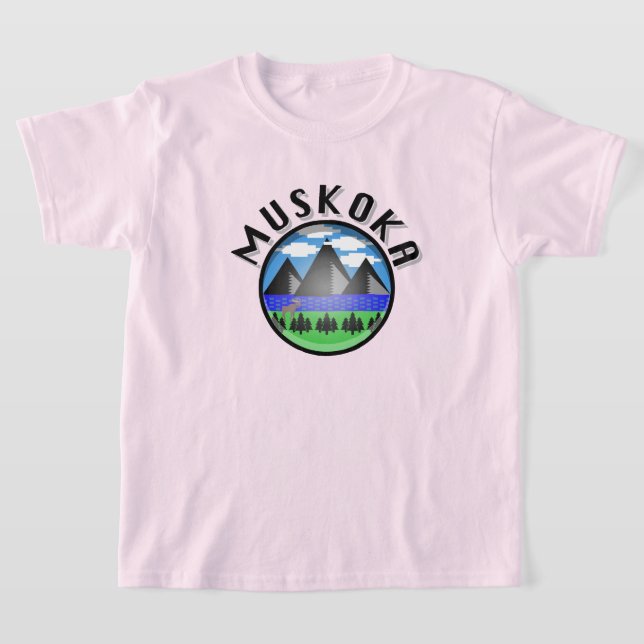 Muskoka Design (Version 2) - Kids' Basic T - Shirt (Ablage )