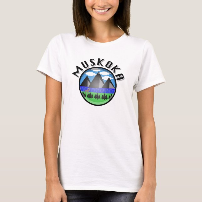 Muskoka Design (Version 2) - Women's Basic T - Shi T-Shirt (Vorderseite)