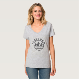 Muskoka Design - Women's Basic V-Neck T - Shirt