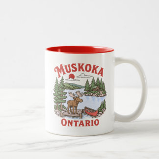 Muskoka Lake Ontario Kanada Zweifarbige Tasse