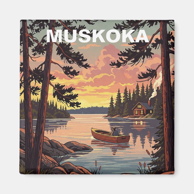 Muskoka Ontario Kanada Magnet (Vorne)