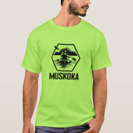 Muskoka Ontario Kayaker - T - Shirt für Männer