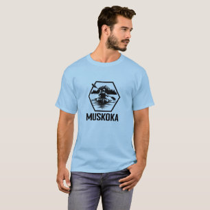 Muskoka Ontario Kayaker - T - Shirt für Männer