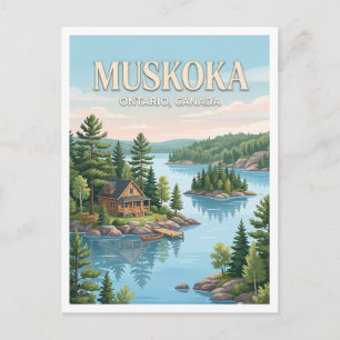Muskoka-See Kanada Postkarte