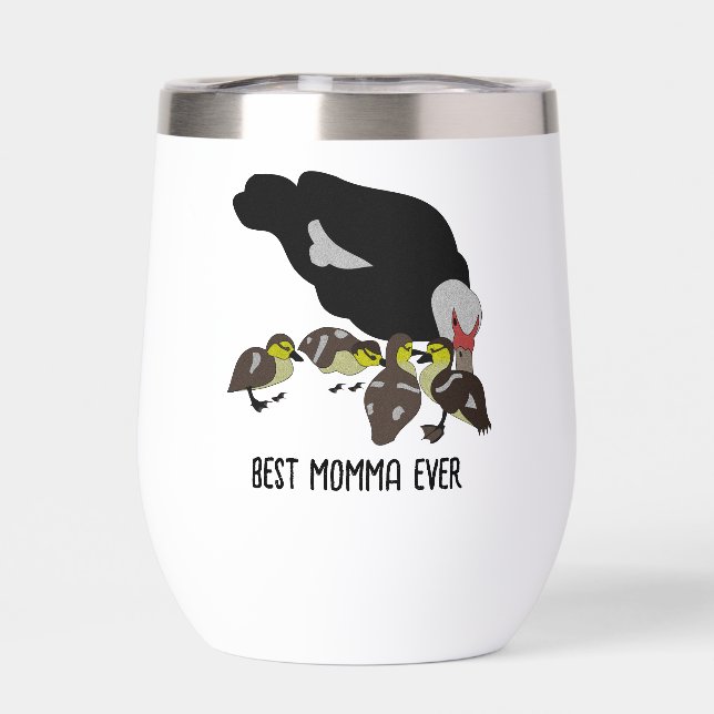 Muskovy Duck and Adorable Duckling (Rückseite)